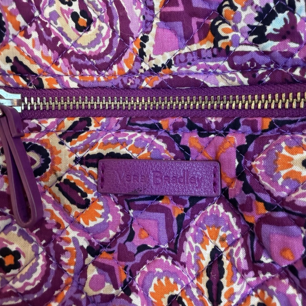 Vera Bradley Backpack Purple Paisley - Picture 2 of 8